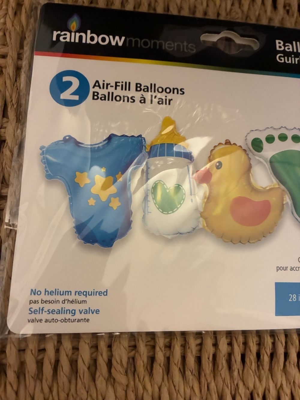 Blue Baby Shower Balloon Garland - Picture 2 of 5